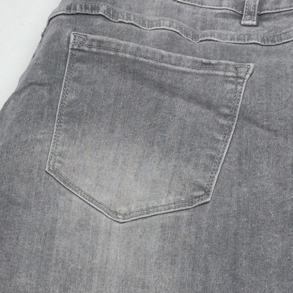 PREMIUM TRIBAL GRAY AUDREY MID-RISE STRAIGHT JEANS 12/31x29 ⭐️ - Picture 2 of 14